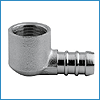 Щуцер за маркуч ъглов месингов F 1/2”x15 хромиран
