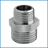 Нипел редуктивен месингов хромиран 1/4” x 3/8”