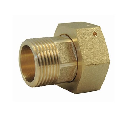 Холендър месингов от 2 части с гайка 3/8”x1/2”